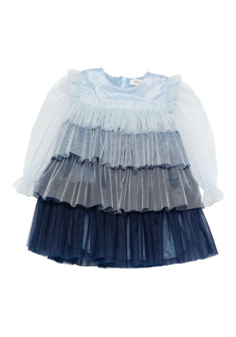 Abito in tulle A' LAPAGE | ZIRCONE AL12CELESTE/NAVY